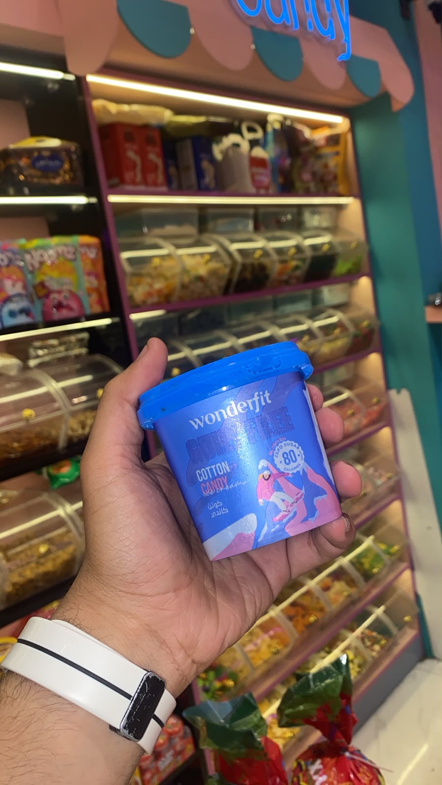 Wonderfit Cotton Candy Ice Cream — Zero Sugar
