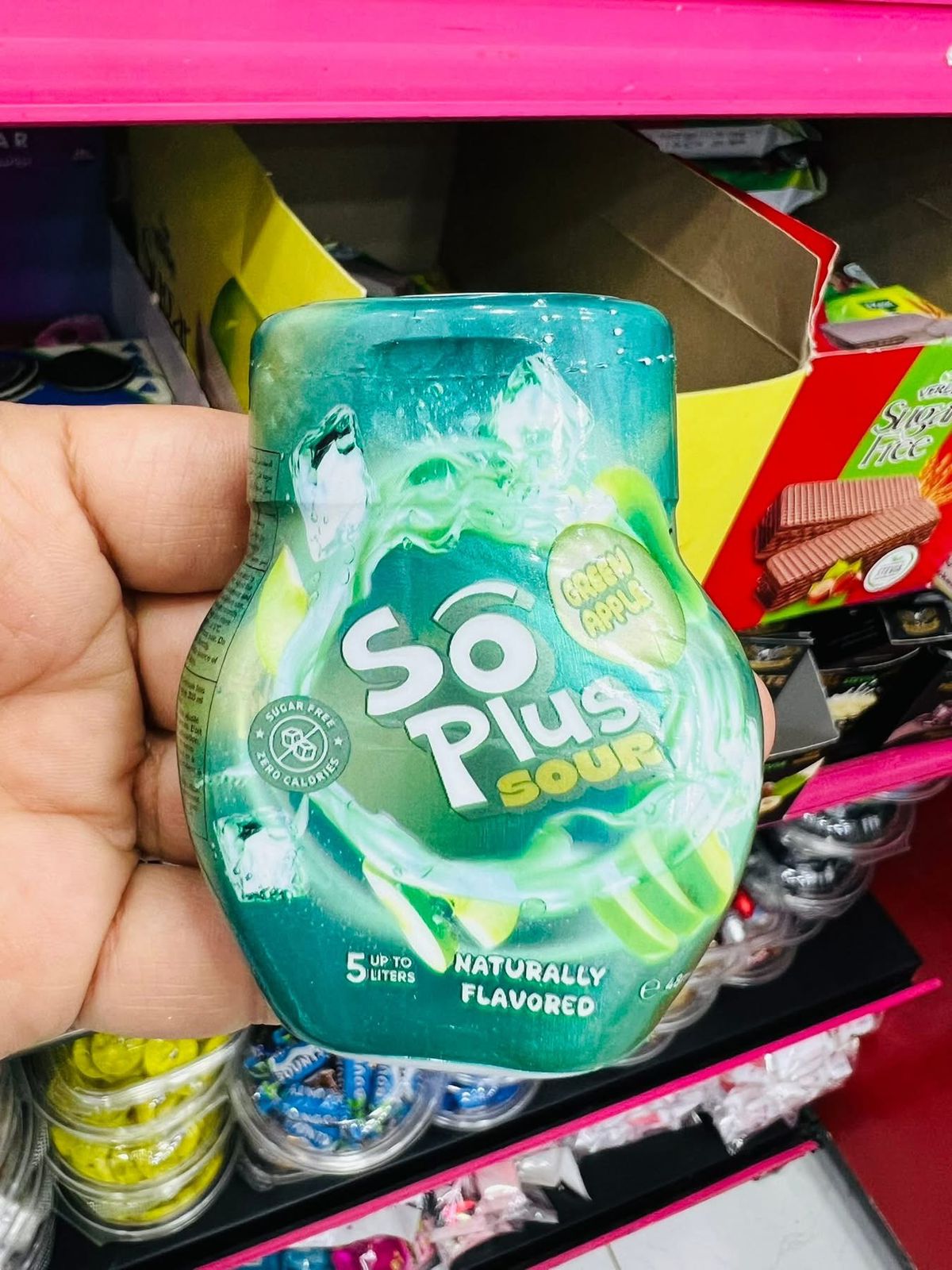 So Plus Sour Green Apple Water Enhancer