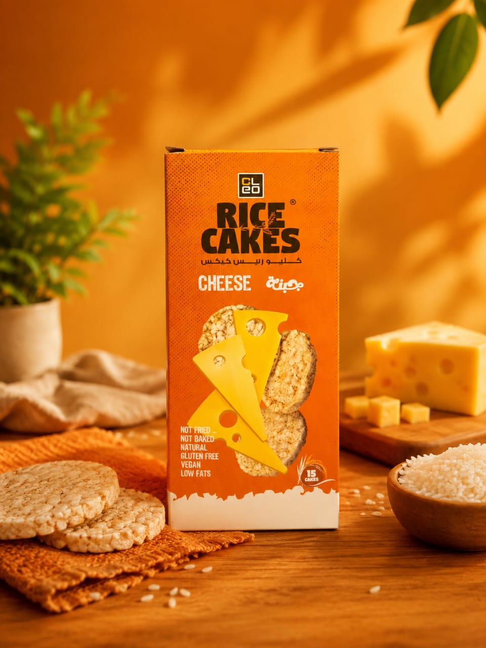 Cleo Rice Cakes — Cheese