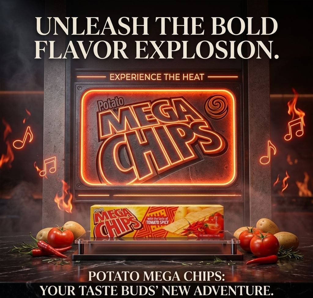 Mega Chips Tomato Spicy