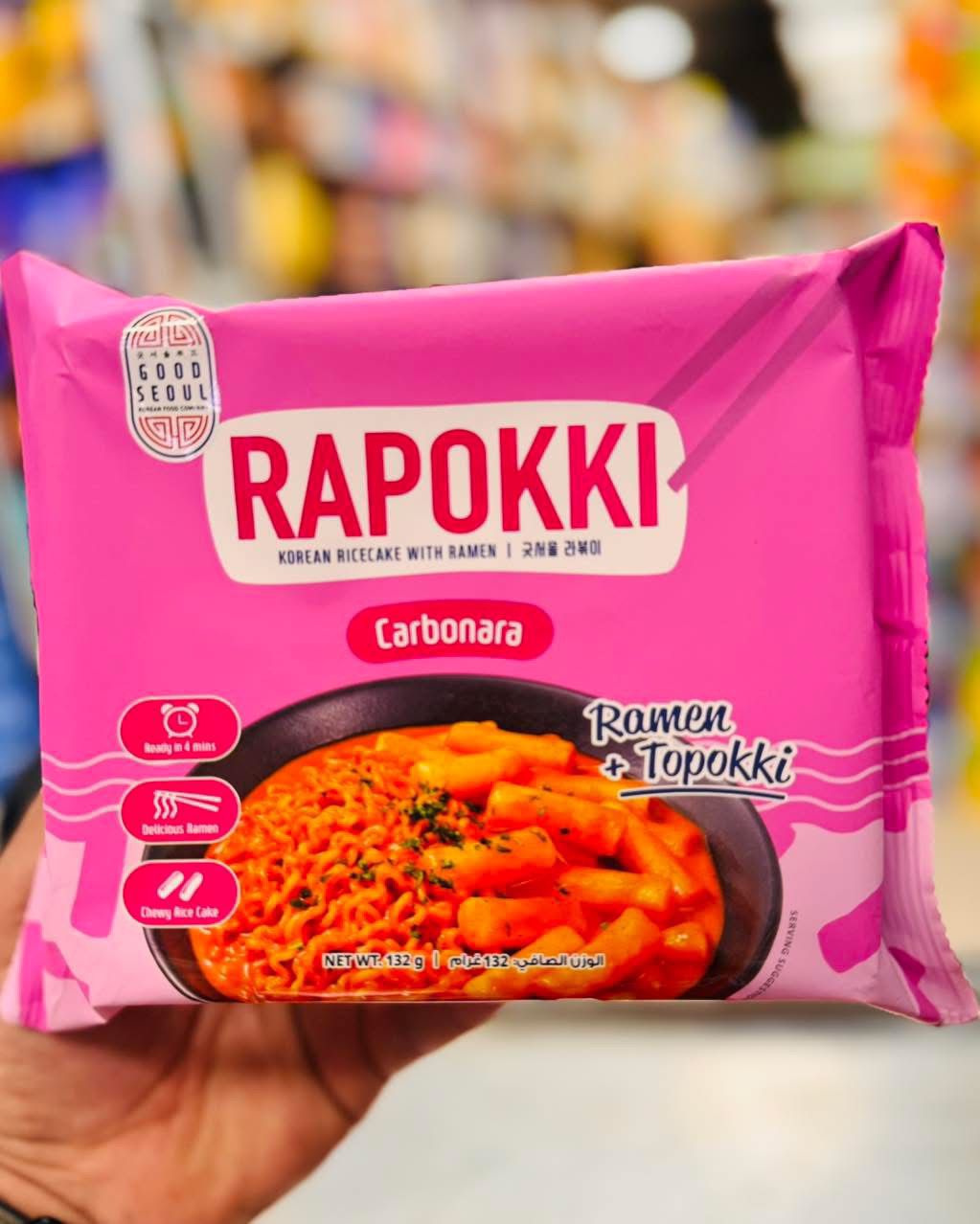 Good Seoul Rapokki — Carbonara (Ricecake with Ramen)