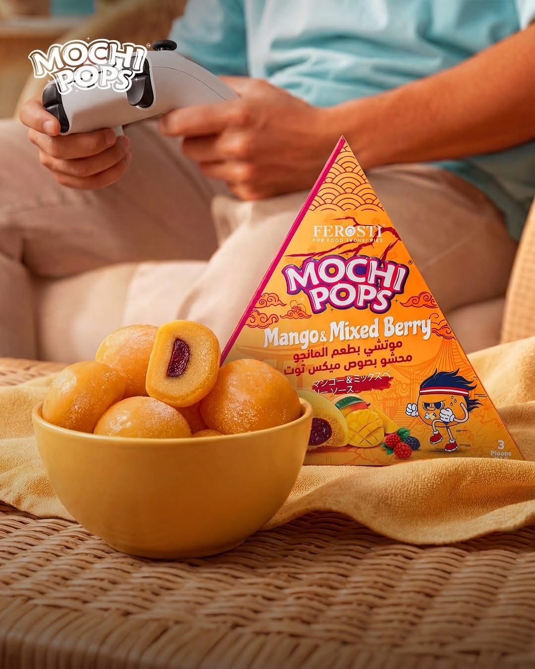 Ferosti Mochi Pops — Mango & Mixed Berry