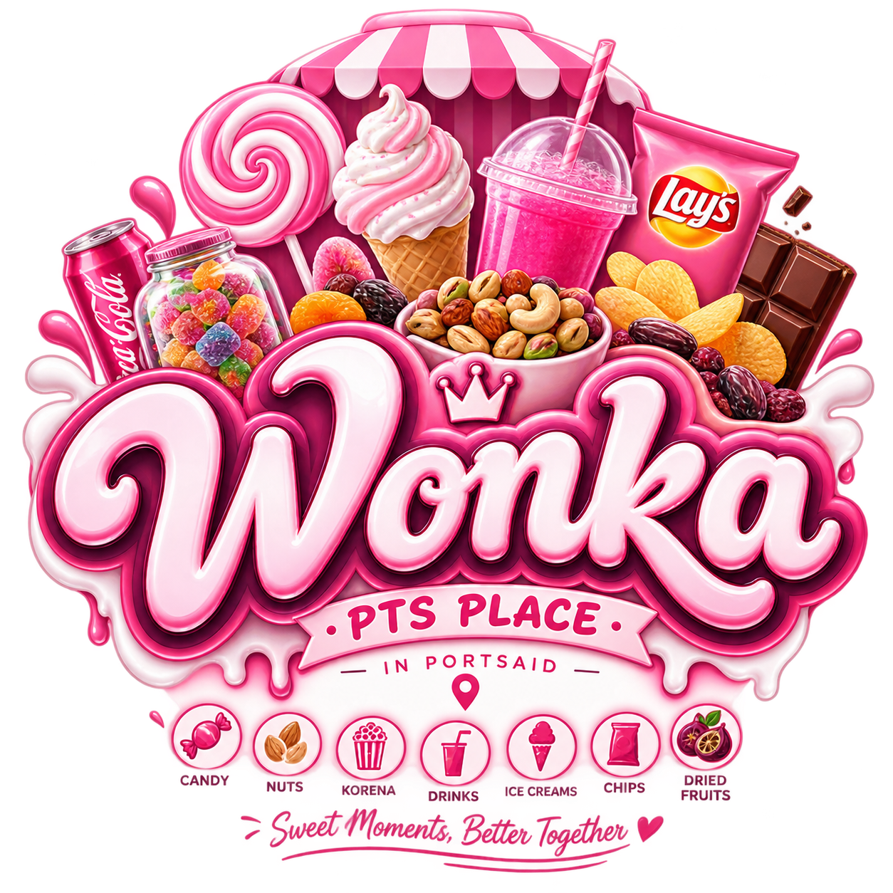 Wonka PTS Place โ sweet store in Port Said