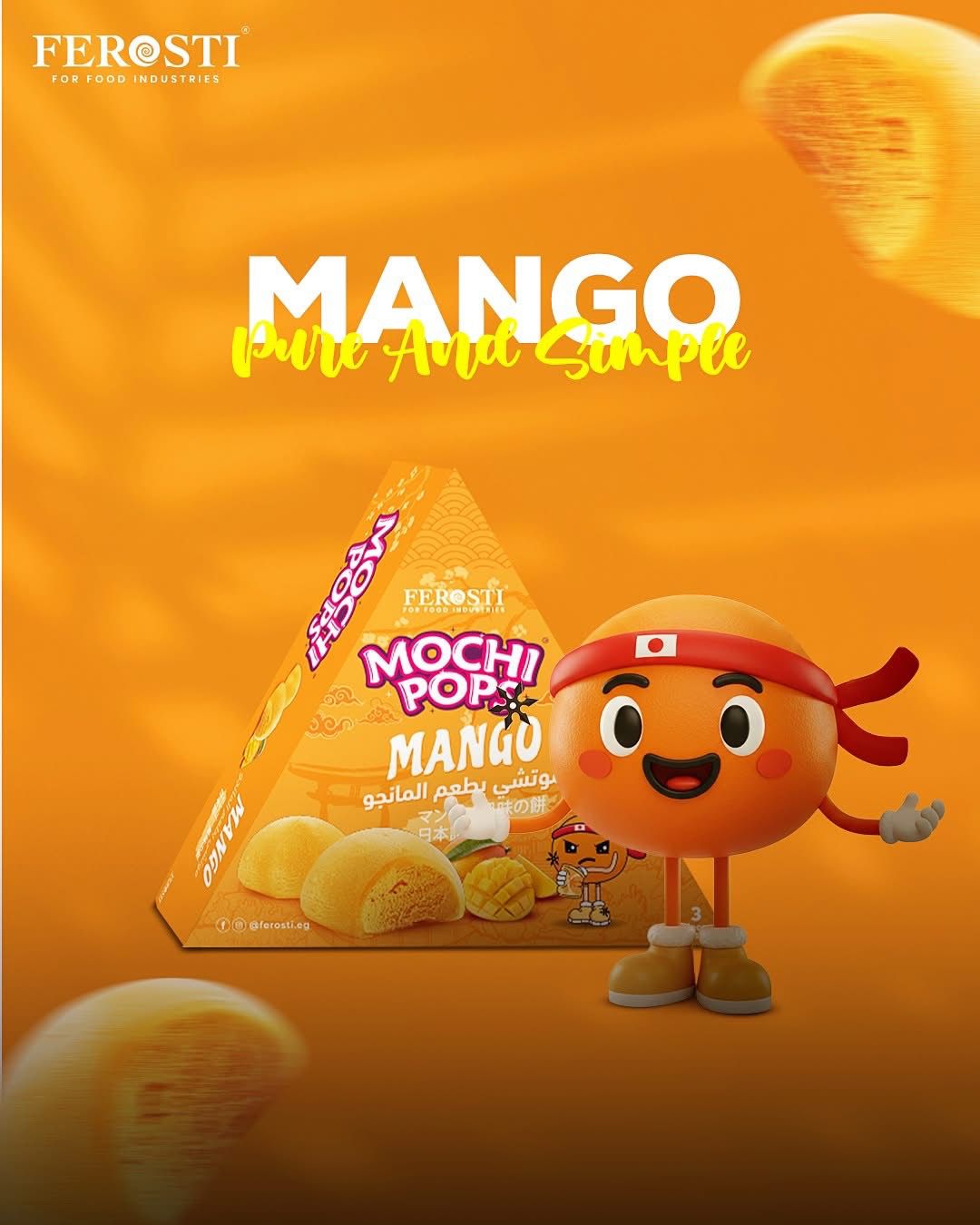 Ferosti Mochi Pops — Mango