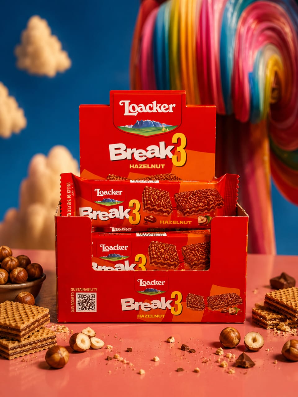 Loacker Break3 Hazelnut