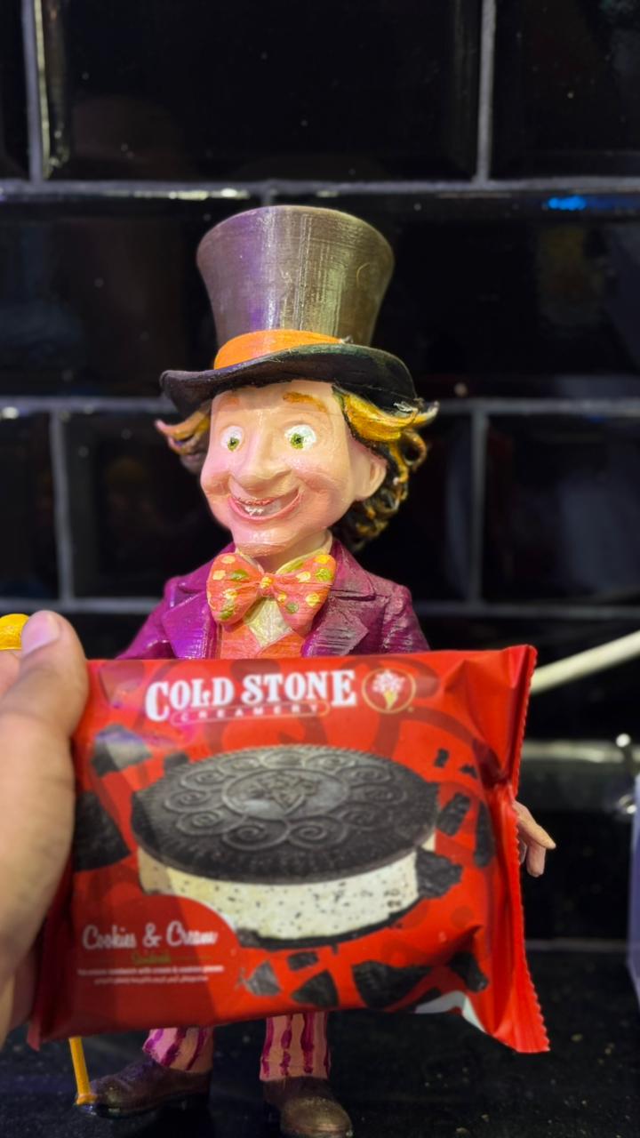 Cold Stone Cookies & Cream Sandwich