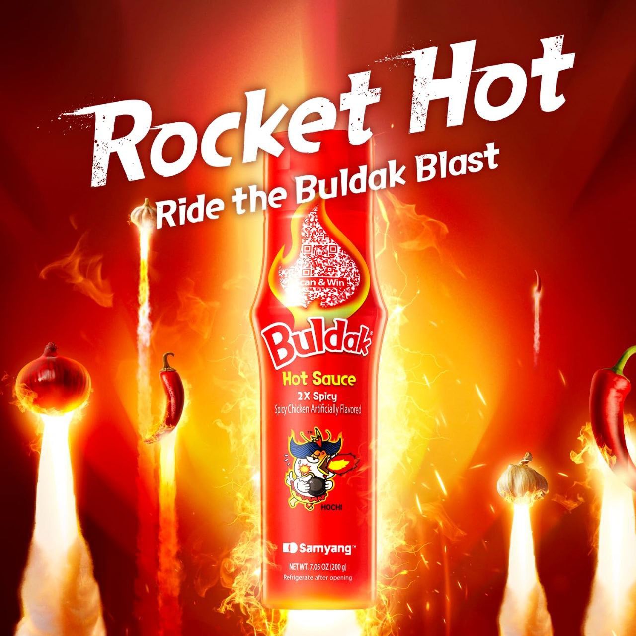Samyang Buldak Hot Sauce — 2× Spicy