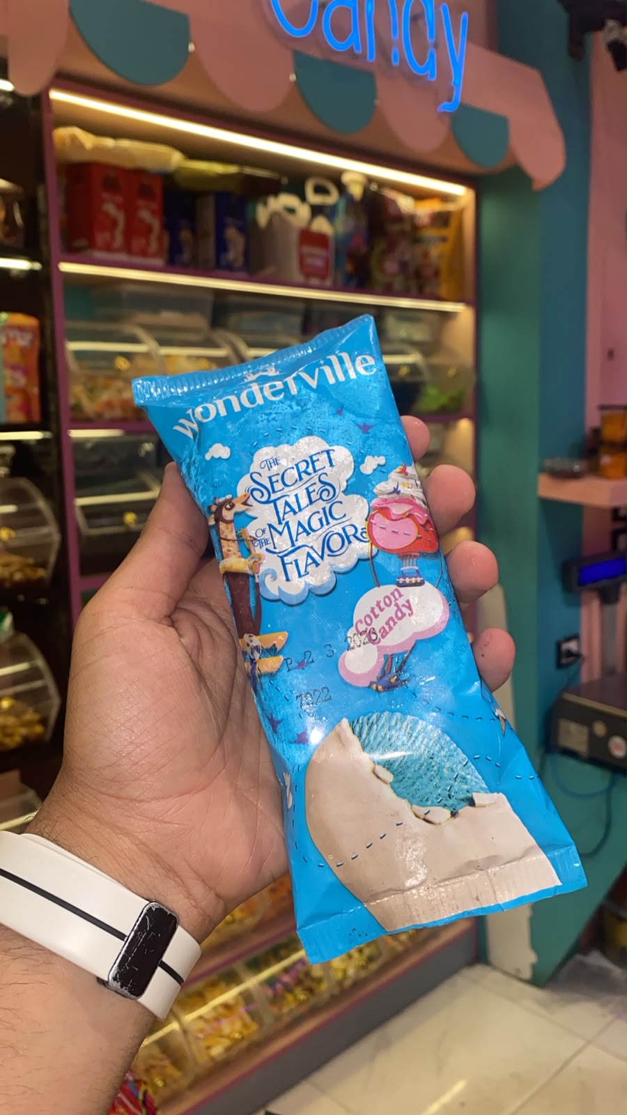 Wonderville Cotton Candy Ice Cream Bar