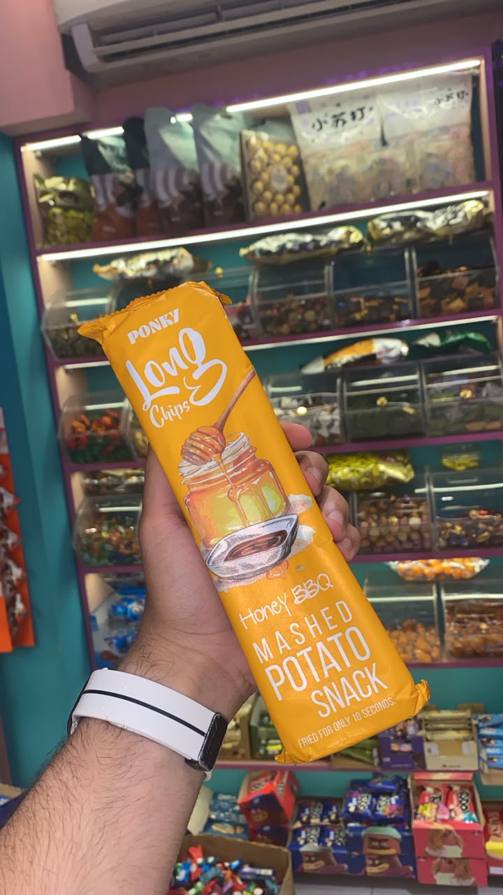 Ponky Long Chips — Honey BBQ