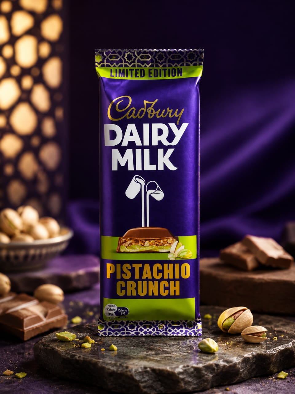 Cadbury Dairy Milk Pistachio Crunch — Limited Edition