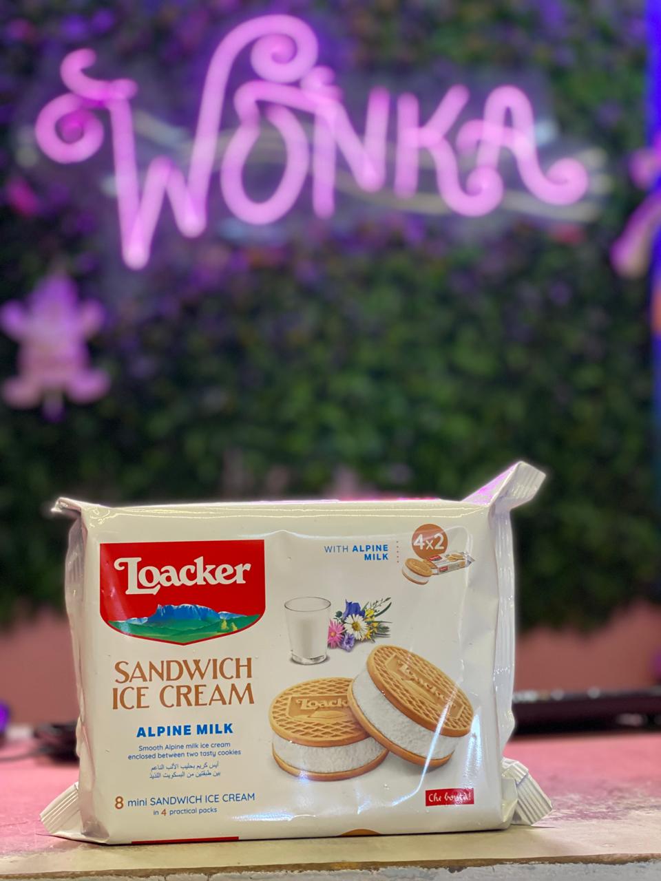 Loacker Sandwich Ice Cream — Alpine Milk