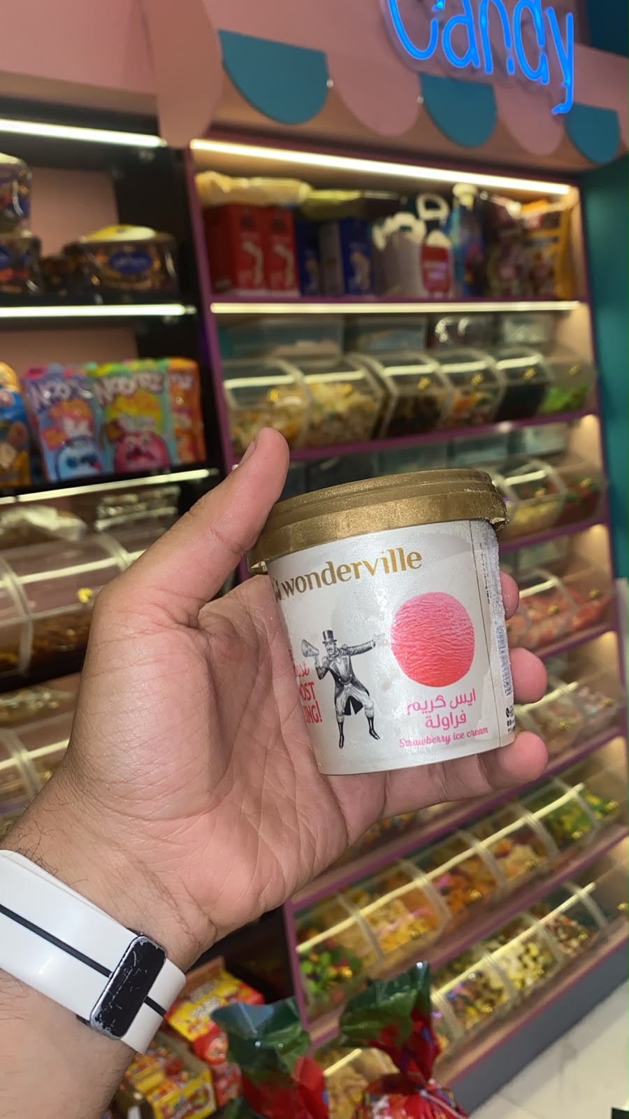 Wonderville Strawberry Ice Cream Cup