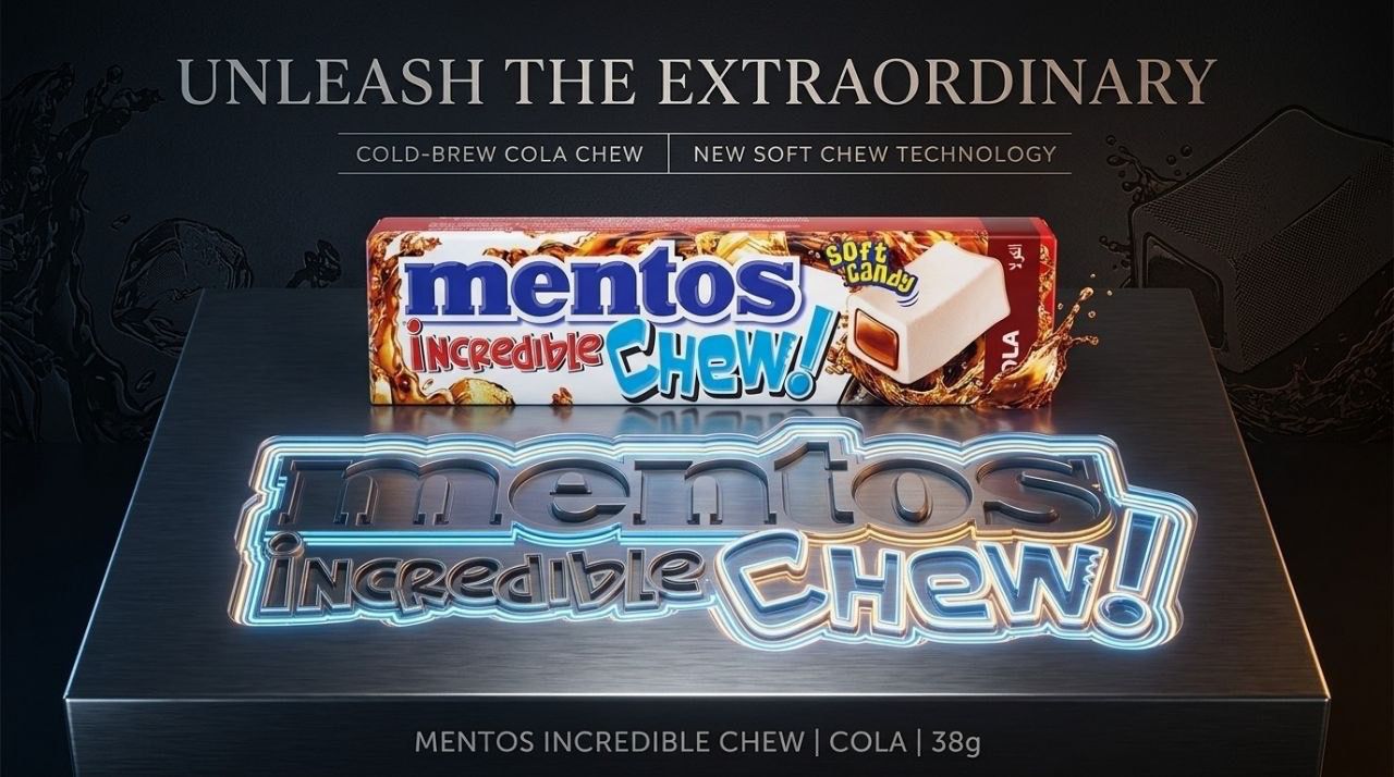 Mentos Incredible Chew — Cola