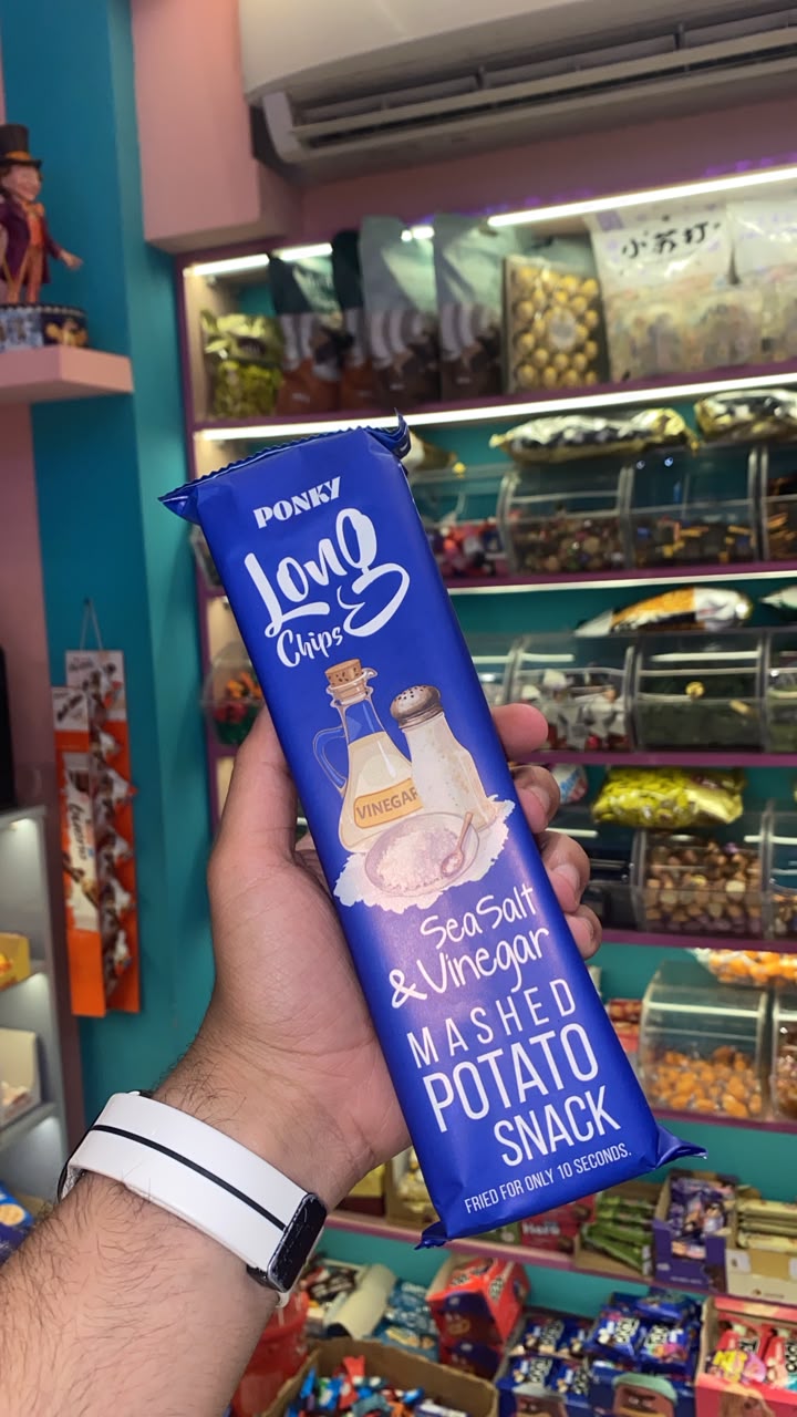 Ponky Long Chips — Sea Salt & Vinegar