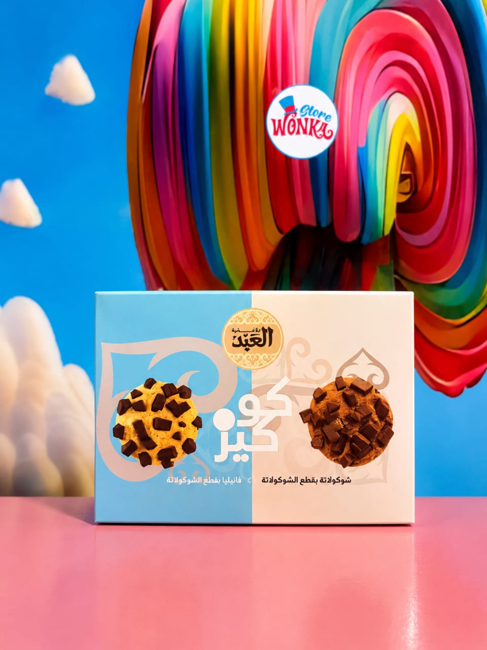 El Abd Cookies Duo — Vanilla & Chocolate with Chocolate Chunks