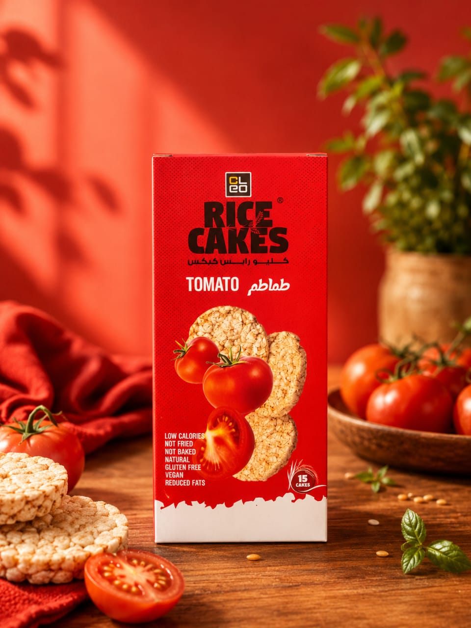 Cleo Rice Cakes — Tomato